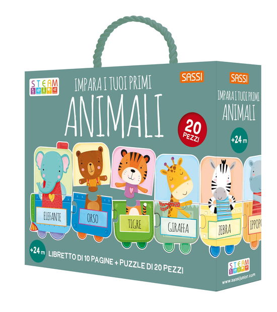 Impara I Tuoi Primi Animali. Ediz. A Colori. Con Puzzle - Matteo Gaule - Bücher -  - 9788830310711 - 