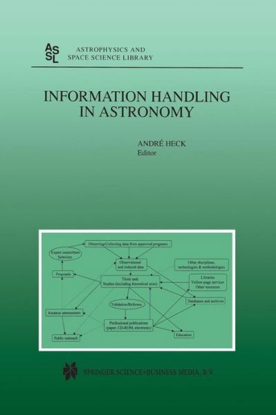 Information Handling in Astronomy - Astrophysics and Space Science Library - Andre Heck - Bücher - Springer - 9789401058711 - 13. Oktober 2012