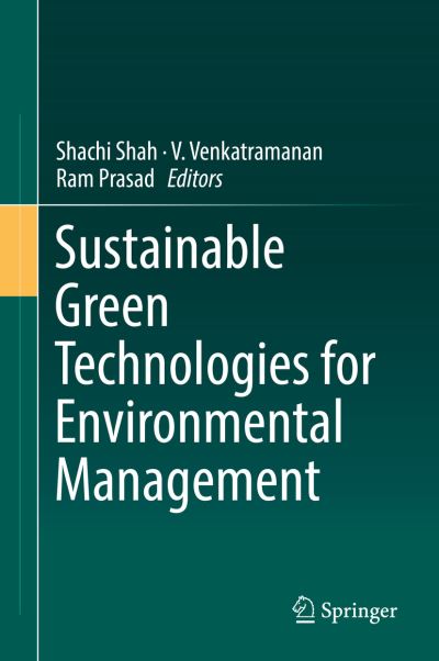 Cover for Sustainable Green Technologies for Environmental Management (Hardcover Book) [2019 edition] (2019)