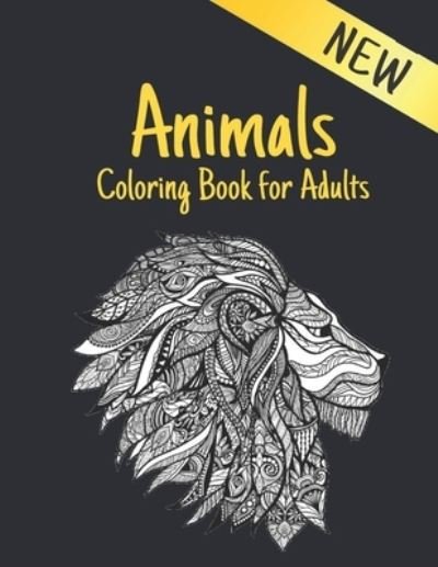 Cover for Qta World · Coloring Book for Adults Animals (Paperback Book) (2020)