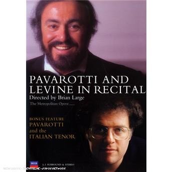 Cover for Pavarotti Luciano / Levine Jam · Pavarotti and Levine in Recita (DVD) (2005)