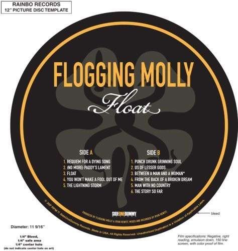 Cover for Flogging Molly · Float (LP) [Picture Disc edition] (2009)