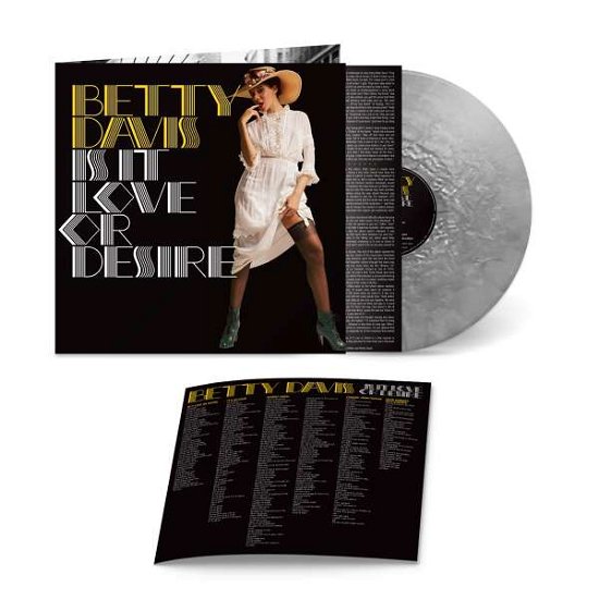Cover for Betty Davis · Is It Love Or Desire (LP) [Silver Color edition] (2023)