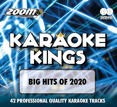 Cover for Zoom Karaoke · Karaoke Kings: Big Hits Of 2020 - 42 Songs (CD+G) (CD) (2020)
