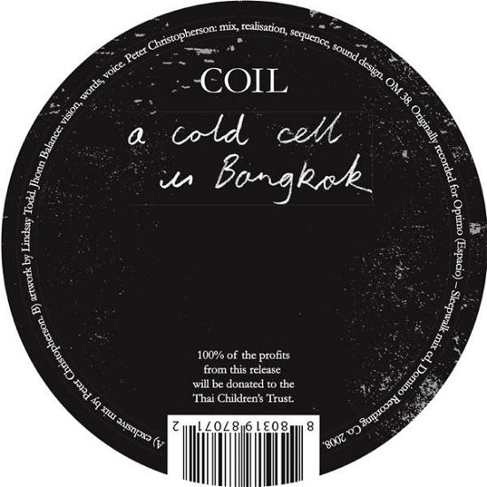 Cover for Coil · A Cold Cell In Bangkok (LP) (2017)