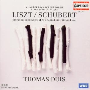 Piano Transcriptions - Liszt & Schubert / Duis - Musiikki - Capriccio - 4006408107712 - tiistai 7. lokakuuta 1997