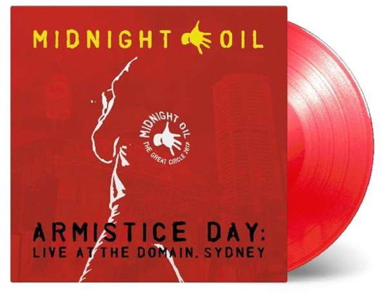 Cover for Midnight Oil · Armistice Day: Live At The Domain, Sydney 2017 (180g) (Limited-Numbered-Edition) (Translucent Red Vi (LP) (2019)