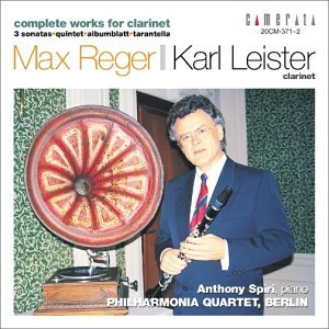 Cover for Max Reger · Complete Works for Clarinet (CD) [Japan Import edition] (2001)