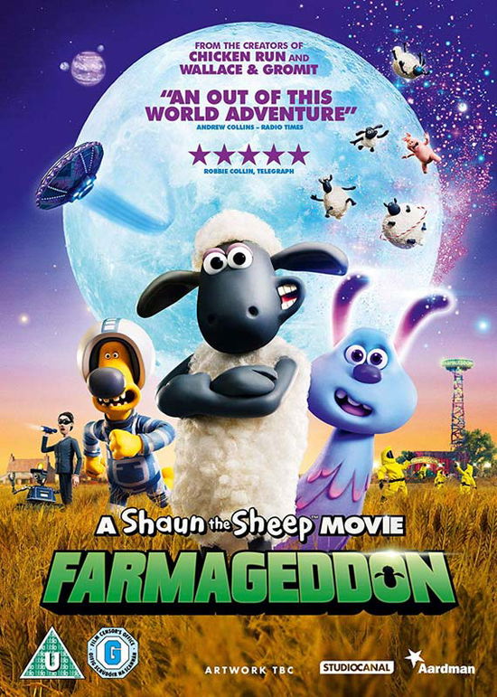 Cover for Shaun the Sheep  Farmageddon · A Shaun The Sheep Movie - Farmageddon (DVD) (2020)