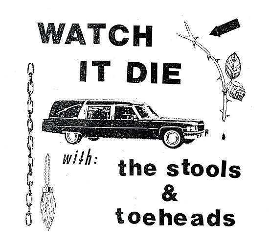 Cover for Stools &amp; Toeheads · Watch It Die (LP) (2022)