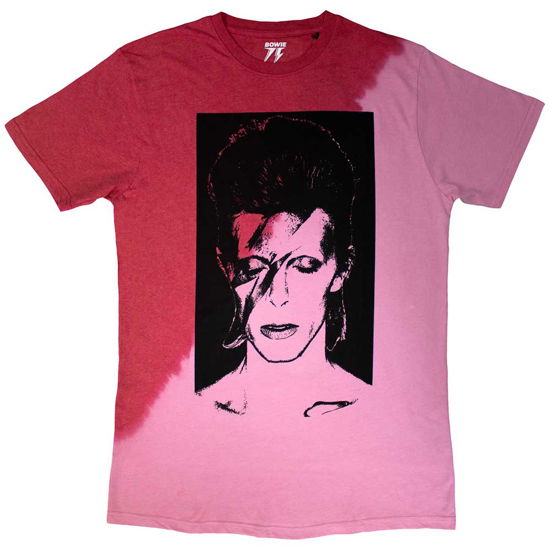 David Bowie Unisex T-Shirt: Aladdin Sane (Wash Collection) - David Bowie - Merchandise -  - 5056737223712 - 