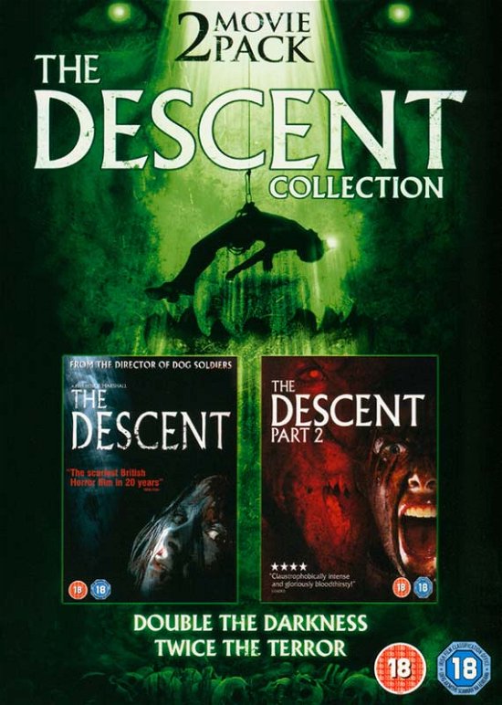 Cover for Descent the 1  2 Duopack DVD · The Descent / The Descent - Part 2 (DVD) [Special edition] (2010)