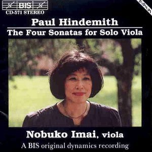 Cover for Hindemith / Imai · Four Sonatas for Solo Viola Op11/5 (CD) (1994)