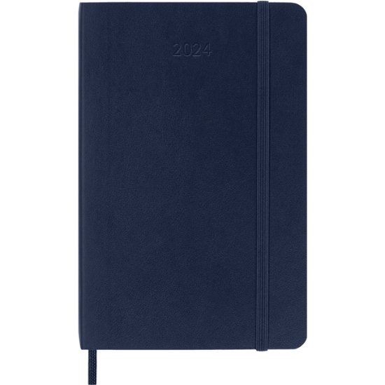 Cover for Moleskine · Moleskine 2024 12-Month Weekly Pocket Softcover Notebook: Sapphire Blue (Taschenbuch) (2023)