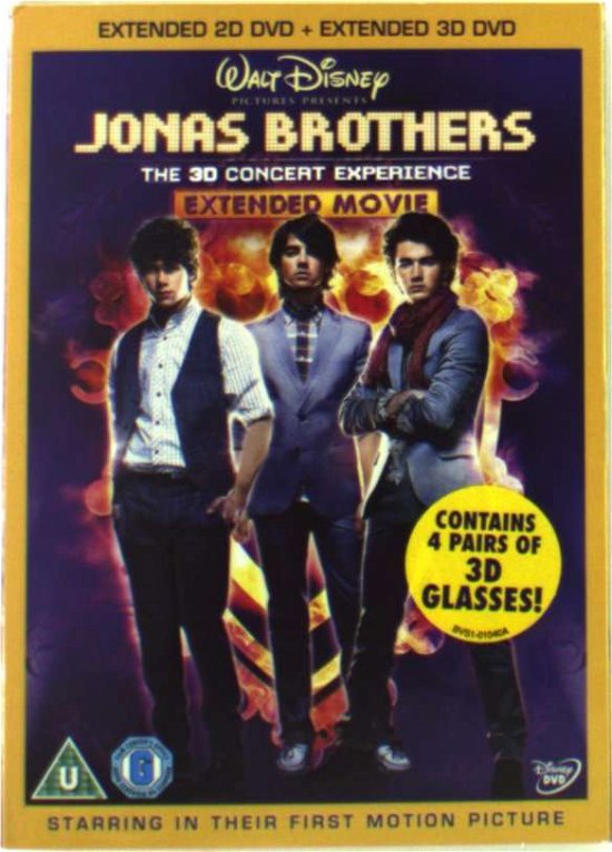 Cover for Jonas Brothers · The 3-D Concert Experience (DVD) (2009)