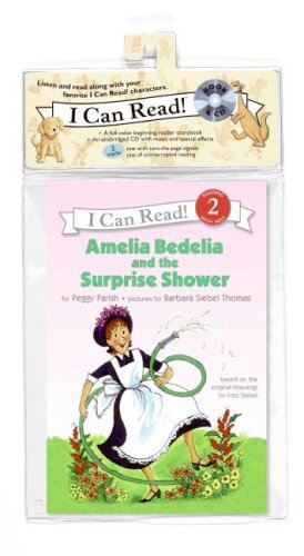 Cover for Peggy Parish · Amelia Bedelia and the Surprise Shower Book and CD (I Can Read Book 2) (Paperback Bog) [Pap / Com edition] (2007)