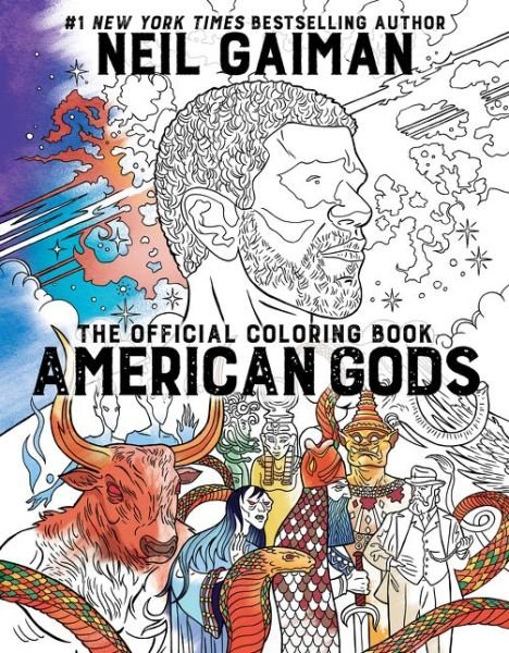 American Gods: The Official Coloring Book: A Coloring Book - Neil Gaiman - Livros - HarperCollins Publishers Inc - 9780062688712 - 25 de abril de 2017