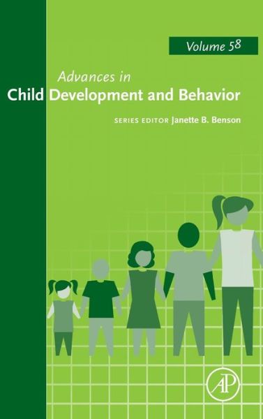 Cover for Janette Benson · Advances in Child Development and Behavior - Advances in Child Development and Behavior (Hardcover Book) (2020)