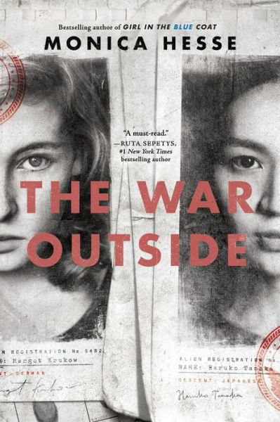 Cover for Monica Hesse · War Outside (Paperback Book) (2019)
