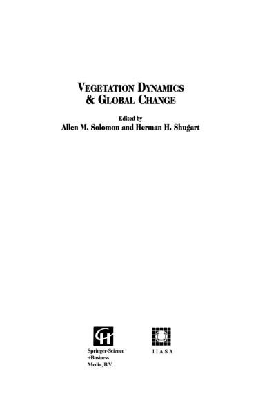 Cover for A.m. Soloman · Vegetation Dynamics and Global Change (Gebundenes Buch) (1993)