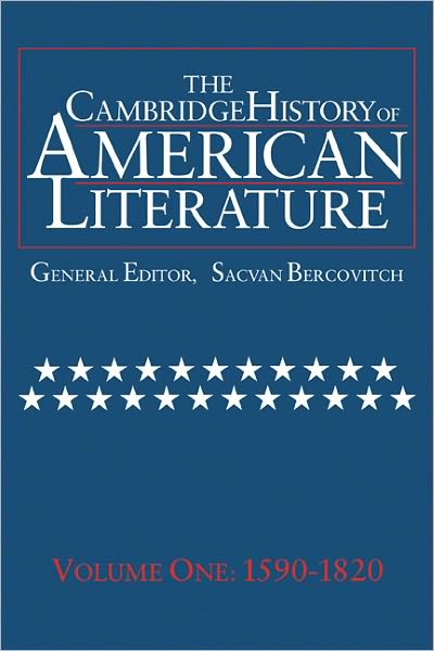 Cover for Sacvan Bercovitch · The Cambridge History of American Literature: Volume 1, 1590–1820 - The Cambridge History of American Literature (Paperback Book) [New edition] (1997)