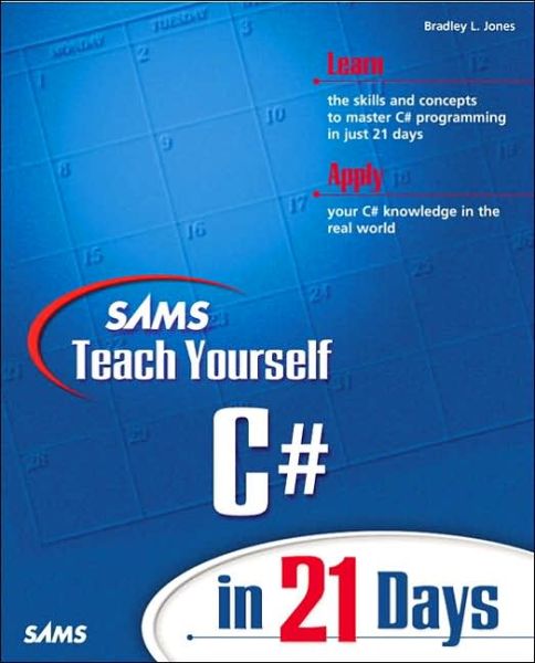 Cover for Bradley Jones · Sams Teach Yourself C# in 21 Days - Sams Teach Yourself (Paperback Book) (2001)