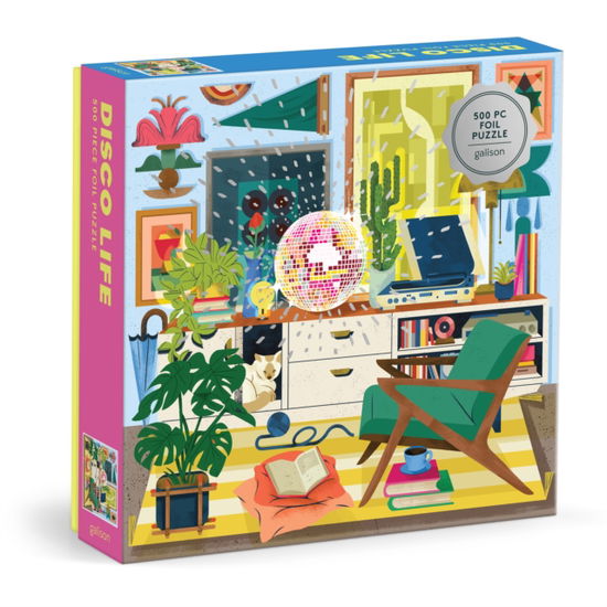 Cover for Galison · Disco Life 500 Piece Foil Puzzle (SPILL) (2025)