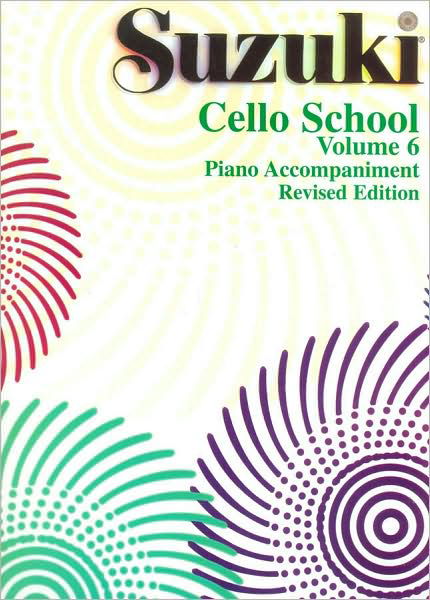 Cover for Suzuki · Suzuki Cello School Vol6 Piano Acc (Paperback Book) [Revised edition] (2003)