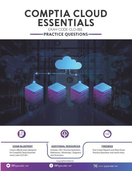 Cover for Ip Specialist · Comptia Cloud Essentials Exam Practice Questions (Paperback Bog) (2019)