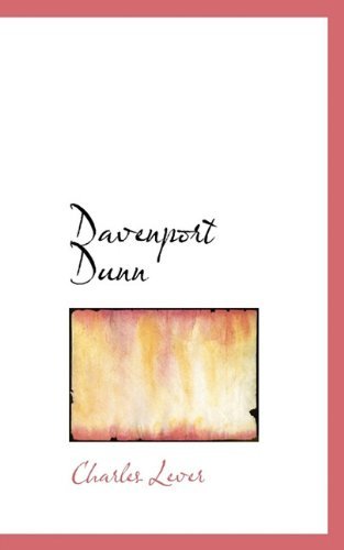 Cover for Charles Lever · Davenport Dunn (Hardcover Book) (2009)