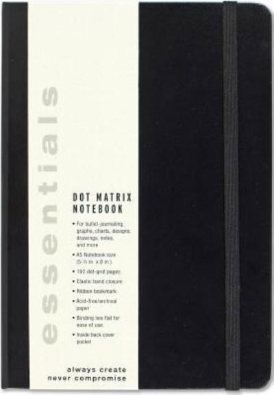 Cover for Inc Peter Pauper Press · Essentials Large Black Dot Matrix (Inbunden Bok) (2017)