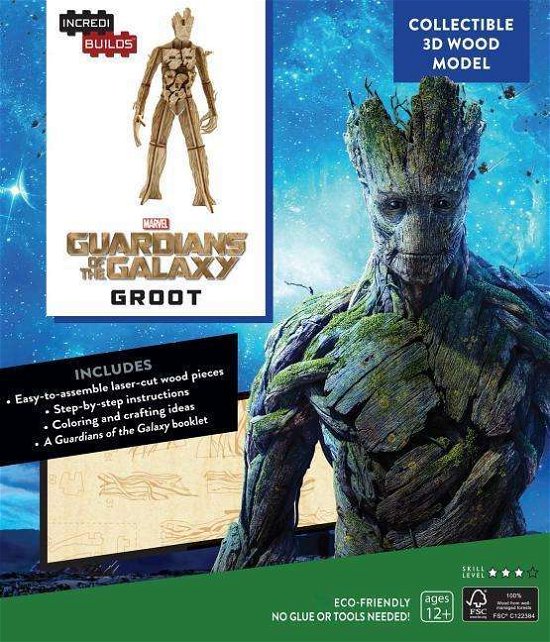 IncrediBuilds: Marvel: Groot: Guardians of the Galaxy 3D Wood Model - IncrediBuilds - Insight Editions - Livros - Insight Editions - 9781682980712 - 1 de março de 2019