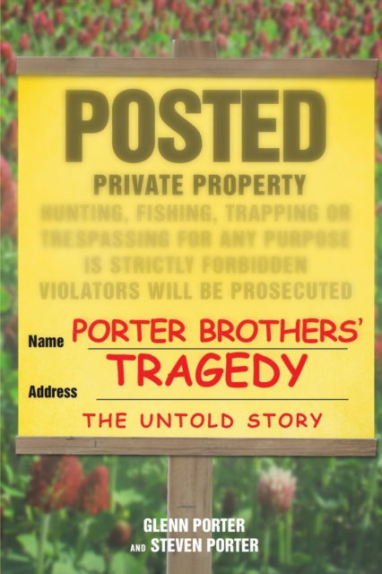 Cover for Glenn Porter · Porter Brothers' Tragedy (Paperback Book) (2022)