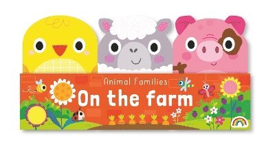 Cover for Animal Families 3 book tray - On the farm - Animal Families 3 book tray (Board book) (2021)