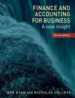 Cover for Bob Ryan · Finance and Accounting for Business: A New Insight, (Paperback Book) (2017)