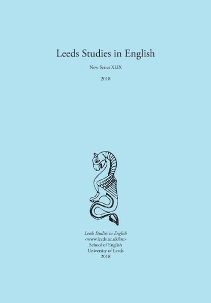 Cover for Alaric Hall · Leeds Studies in English 2018 (Taschenbuch) (2020)