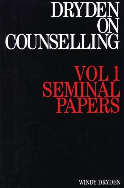 Cover for Dryden, Windy (Goldsmiths College, London) · Dryden on Counselling: Seminal Papers (Taschenbuch) [Volume 1 edition] (1990)