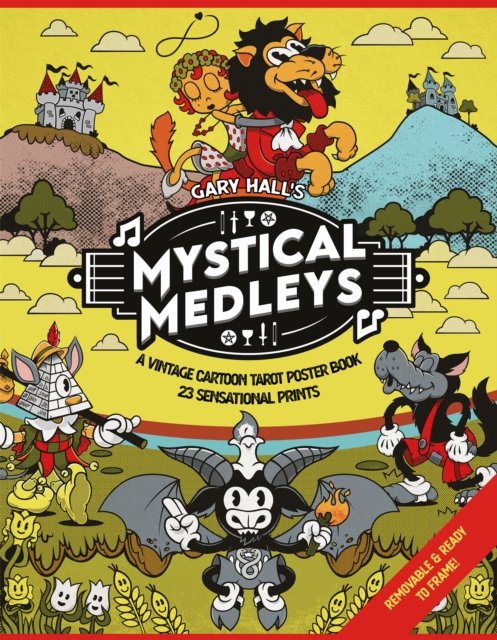 Cover for Gary Hall · Mystical Medleys: A Vintage Cartoon Tarot Poster Book (Pocketbok) (2023)