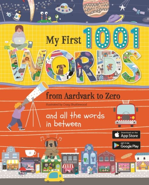 Cover for Elizabeth Cranford · MY FIRST 1001 WORDS: From Aardvark to Zero and all the words in between (Hardcover Book) (2021)
