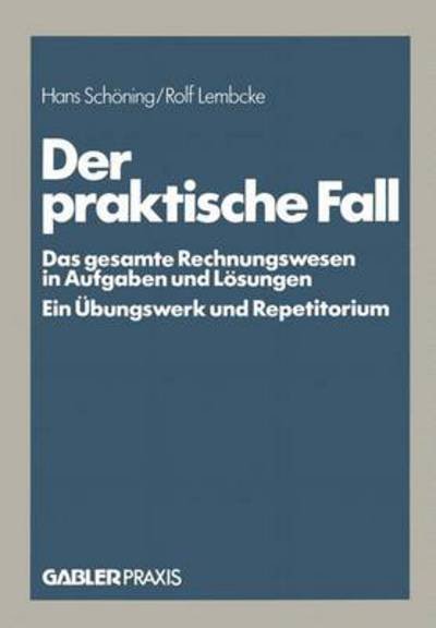 Cover for Hans Sch Ning · Der Praktische Fall (Pocketbok) [8. Aufl. 1982 edition] (1982)