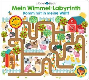 Cover for Martina Hogan · Glücksfisch: Mein Wimmel-Labyrinth: Komm mit in meine Welt! (Board book) (2021)