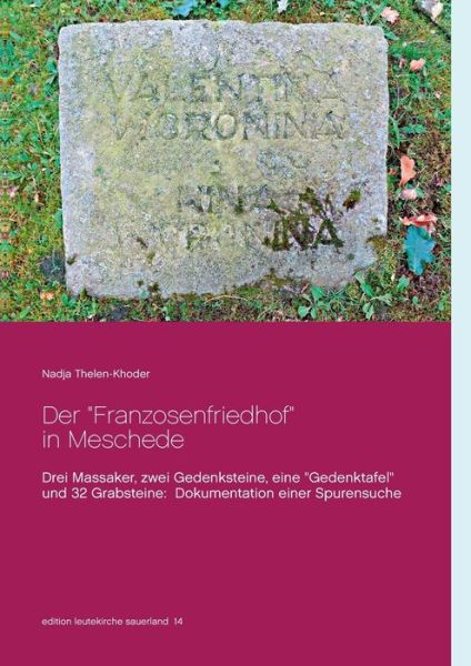 Cover for Thelen-Khoder · Der &quot;Franzosenfriedhof&quot; i (Book) (2018)