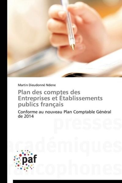 Cover for Ndene Martin Dieudonne · Plan Des Comptes Des Entreprises et Etablissements Publics Francais (Taschenbuch) [French edition] (2018)