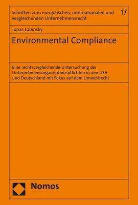 Cover for Labinsky · Environmental Compliance (Book) (2019)