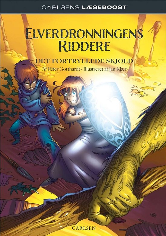 Cover for Peter Gotthardt · Elverdronningens riddere: Elverdronningens riddere 1: Det fortryllede skjold (Bound Book) [3e uitgave] (2023)