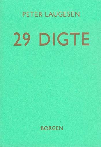 Cover for Peter Laugesen · 29 digte (Sewn Spine Book) [1º edição] (1991)