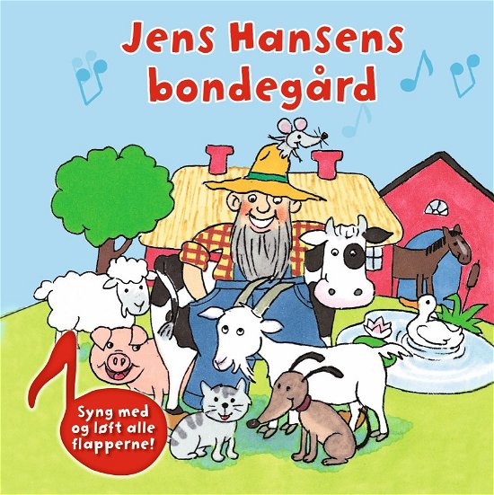 Cover for Sangflapbog: Sangflapbog: Jens Hansens bondegård (Indbundet Bog) [1. udgave] (2016)