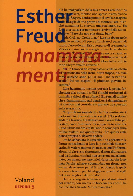 Cover for Esther Freud · Innamoramenti (Book)