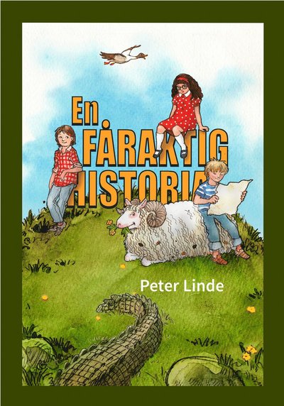 Cover for Peter Linde · En fåraktig historia (Hardcover Book) (2024)