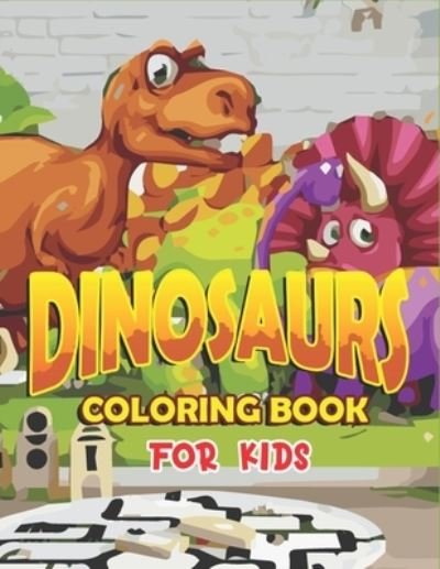 Cover for Fzkbr Press Point · Dinosaur Coloring Book for Kids (Paperback Bog) (2020)